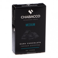 Смесь Chabacco MEDIUM - Dark Chocolate (Темный Шоколад, 50 грамм) — 